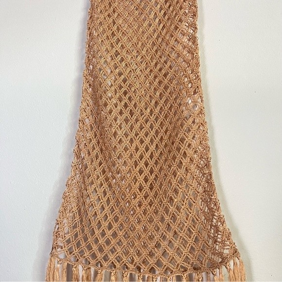 NWT Song Of Style Dani Crochet Fringe Cover Up Dress - XS - Picture 4 of 9